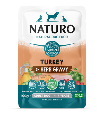 Mini Pavo en Salsa de Hierbas - Grain & Gluten Free | Perro Adulto