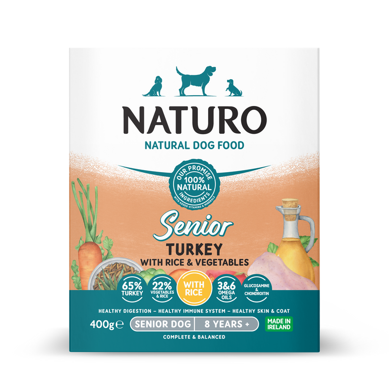 Pavo con Arroz y Vegetales | Perro Senior