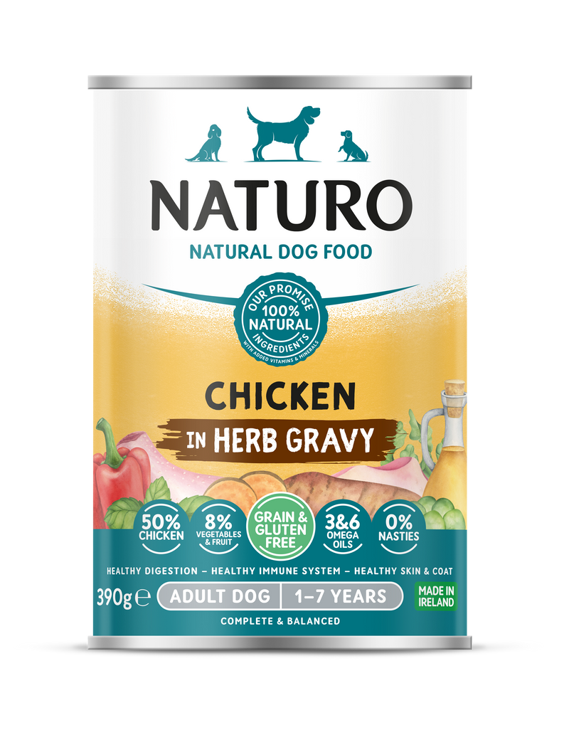 Pollo en Salsa de Hierbas - Grain & Gluten Free | Perro Adulto