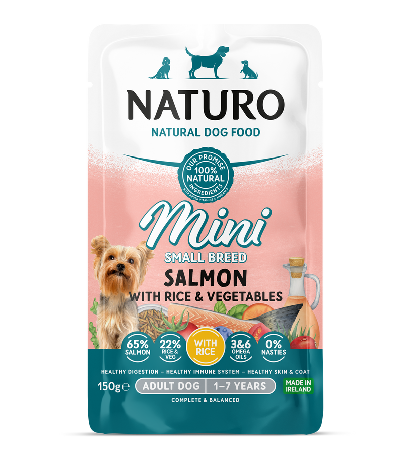 Mini Salmón con Arroz y Vegetales | Perro Adulto