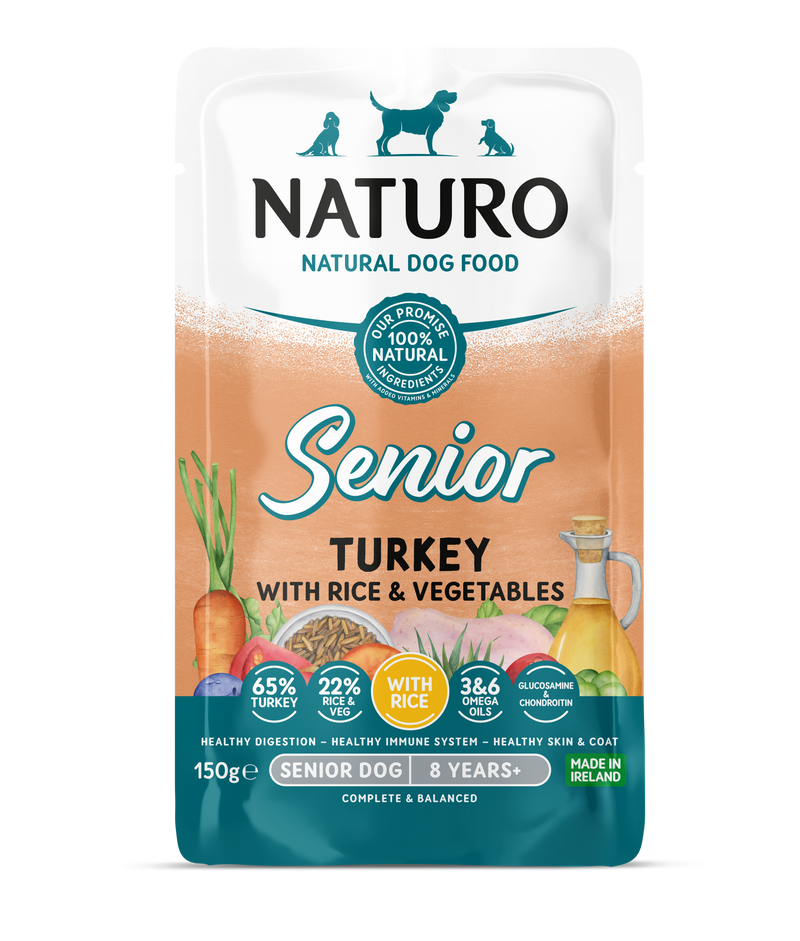 Mini Pavo con Arroz y Vegetales | Perro Senior